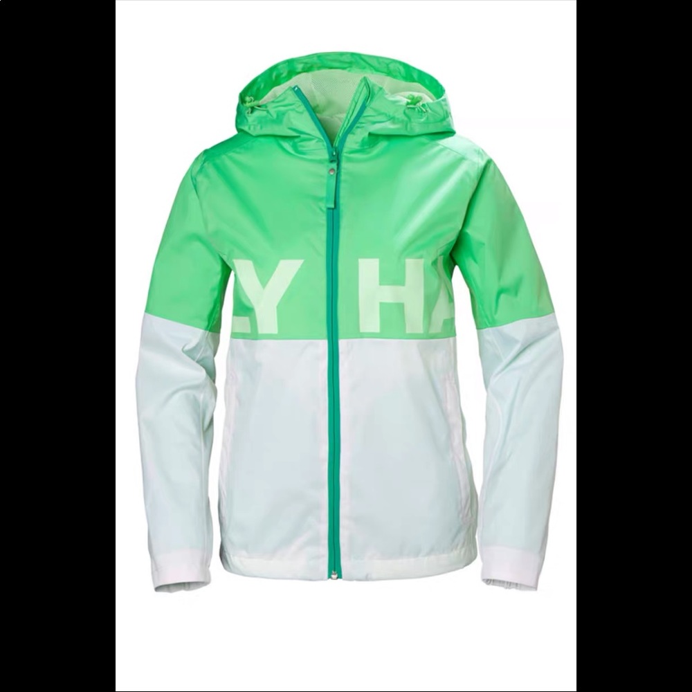 Helly Hansen Green windbreaker jacket